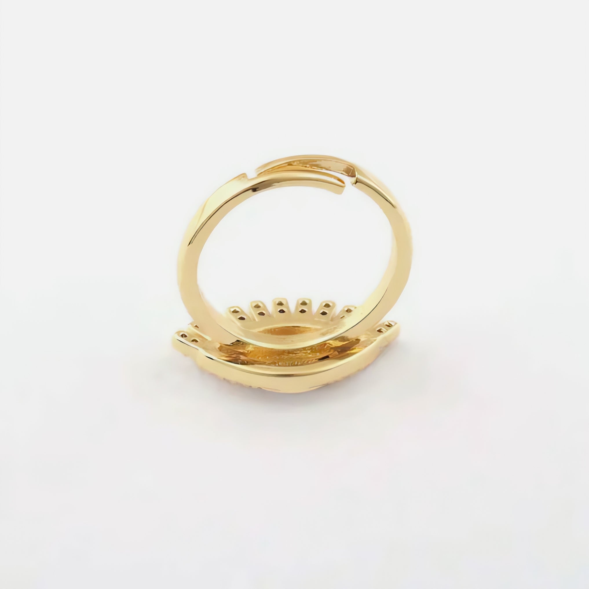 Cubic Zirconia Evil Eye Ring | Anti Tarnish