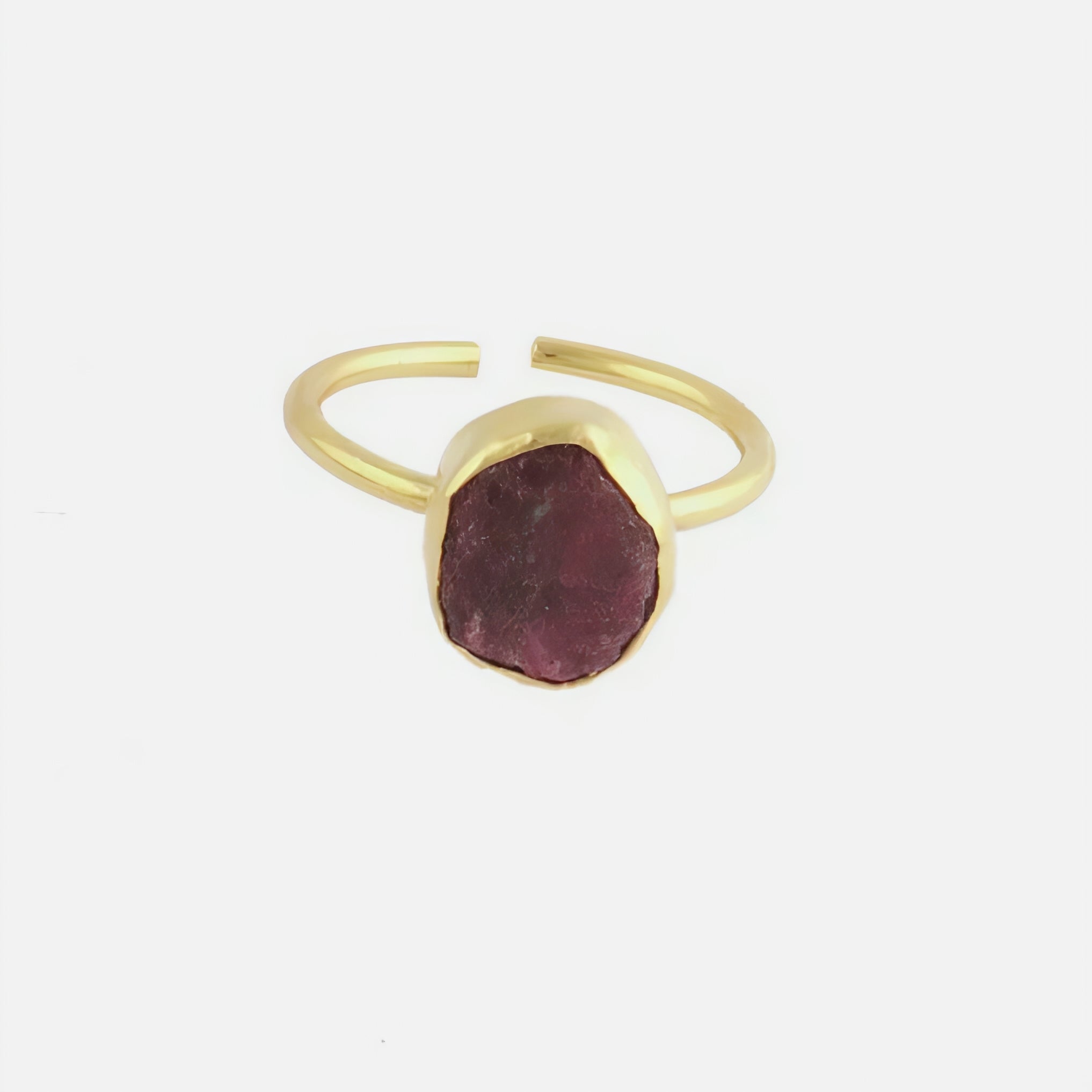 Ruby Spark | Minimalist Rings | 18KT Gold Plated