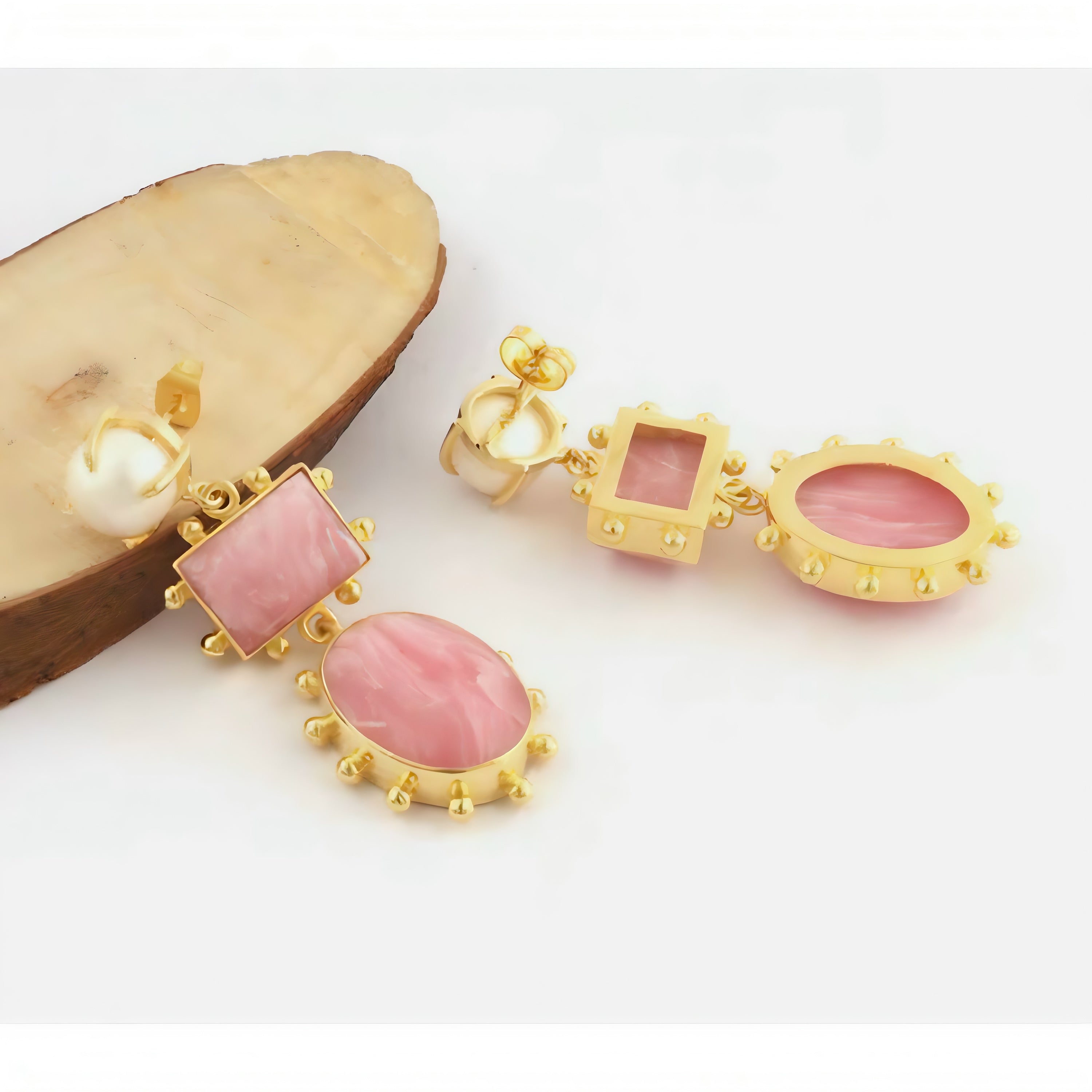 Gypsy Glam | Stud Dangle Earings | 18 KT Gold Plated