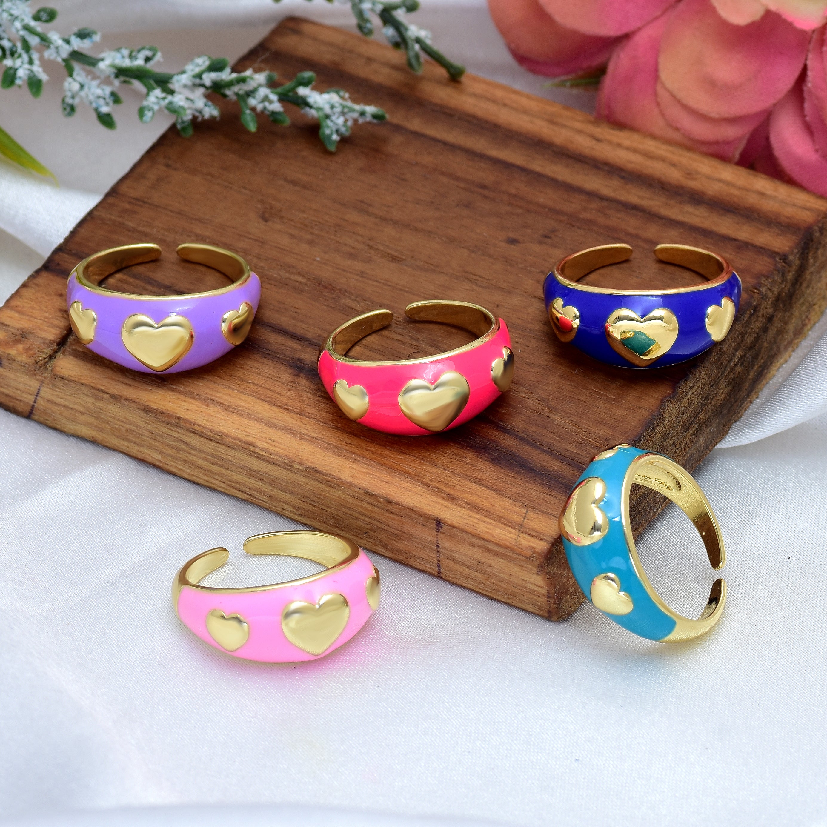 Enamel Frenzy Ring | Anti Tarnish