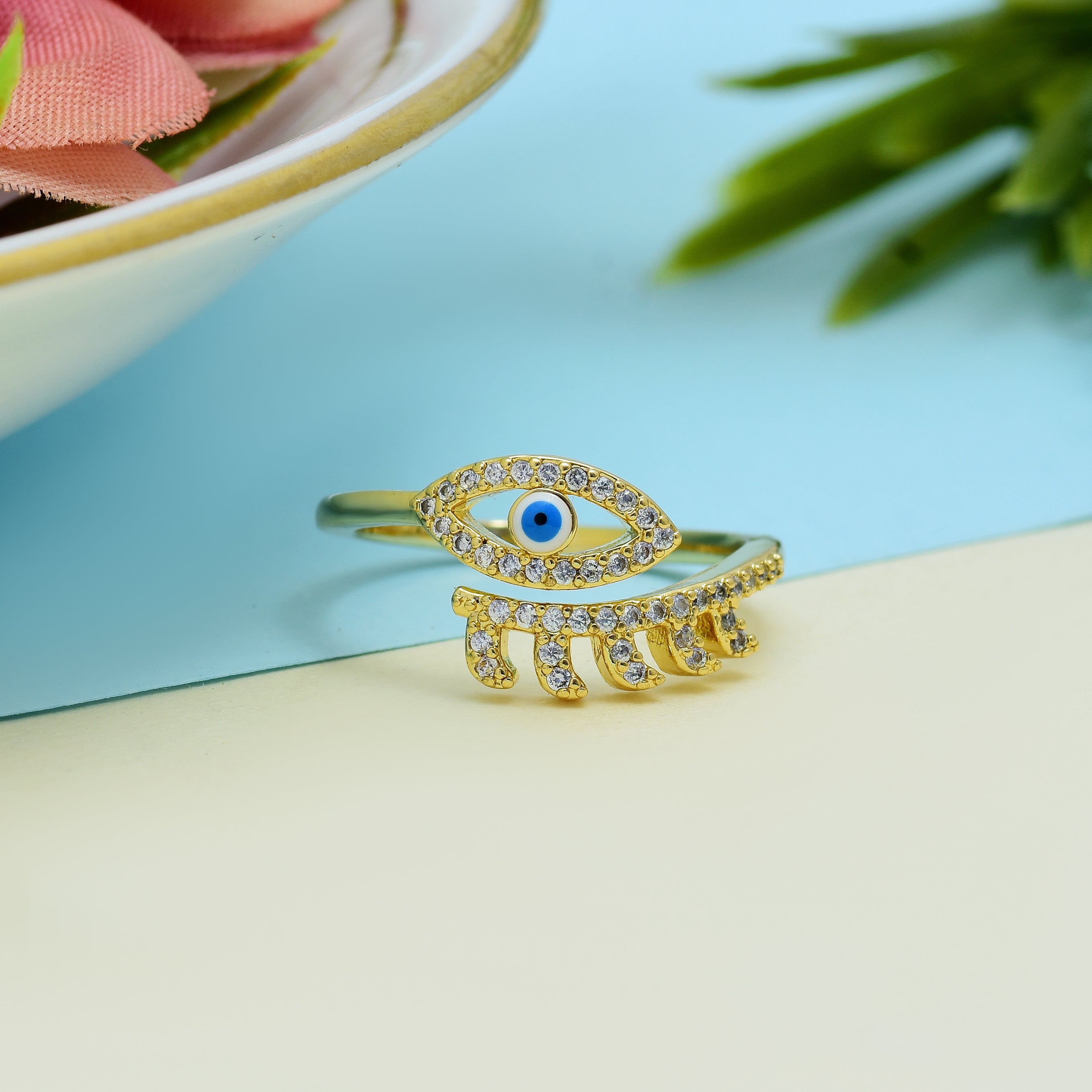 Eye of Elegance Ring | Anti Tarnish