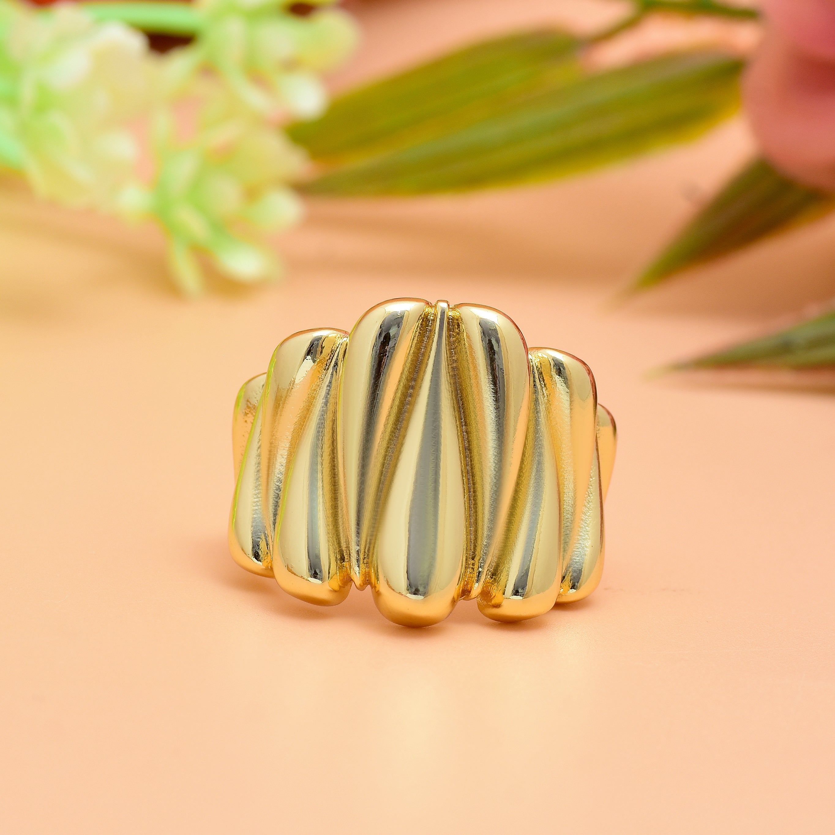 Golden Whimsy Ring | Anti Tarnish