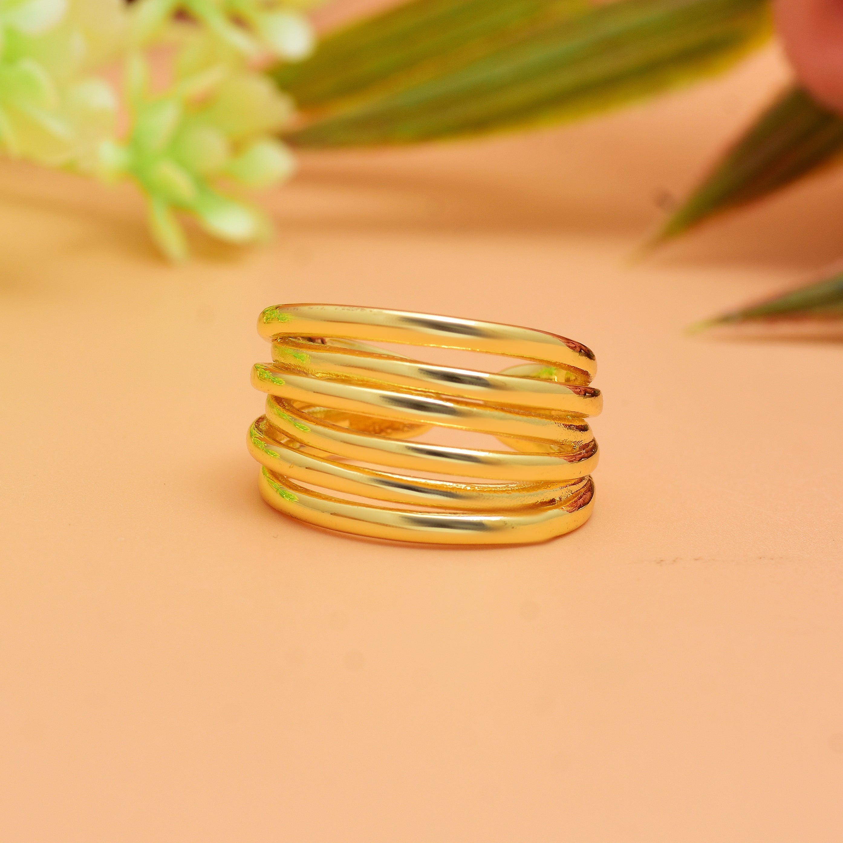 Lennon Multi Layered Ring | Anti Tarnish