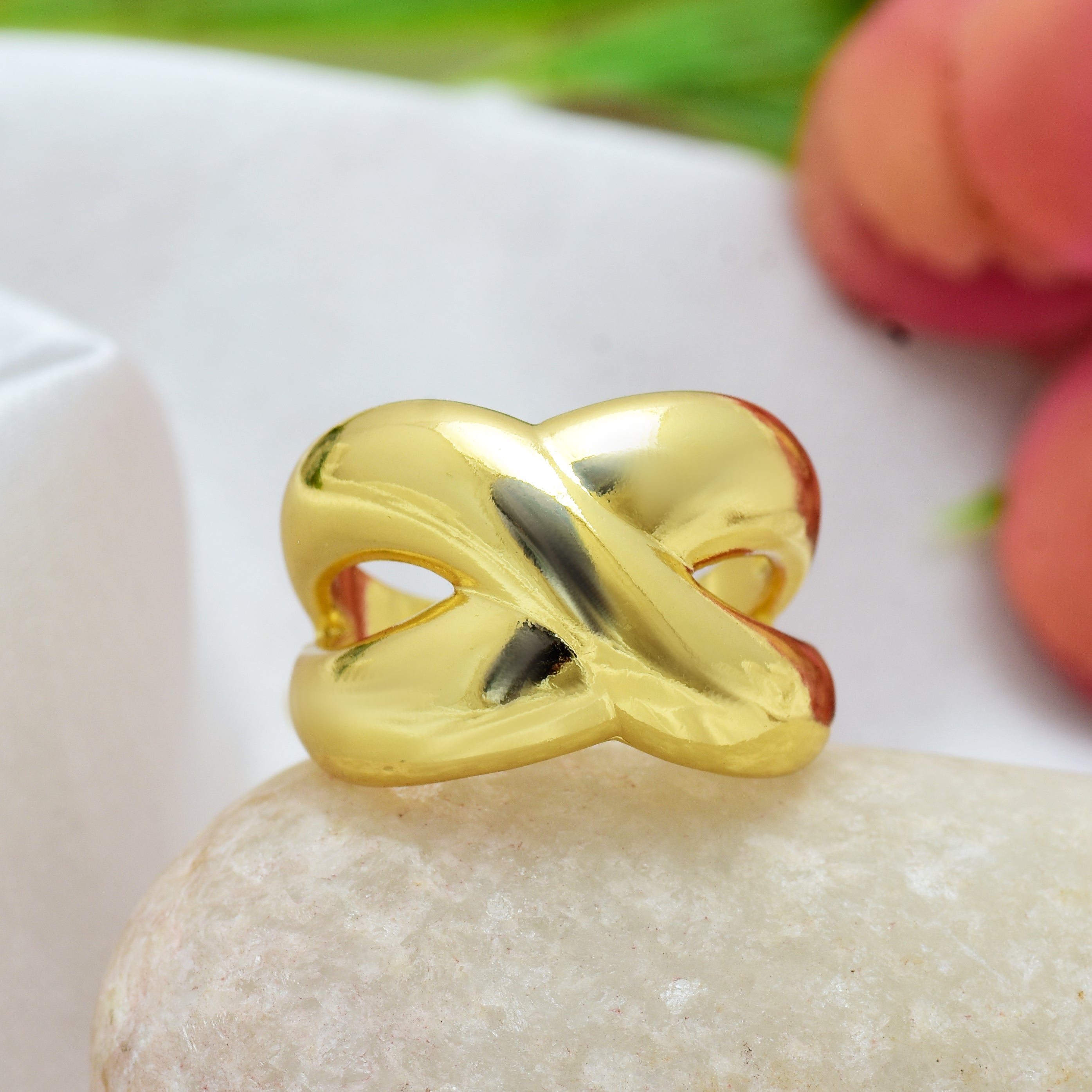 Twisted Knot Ring | Anti Tarnish