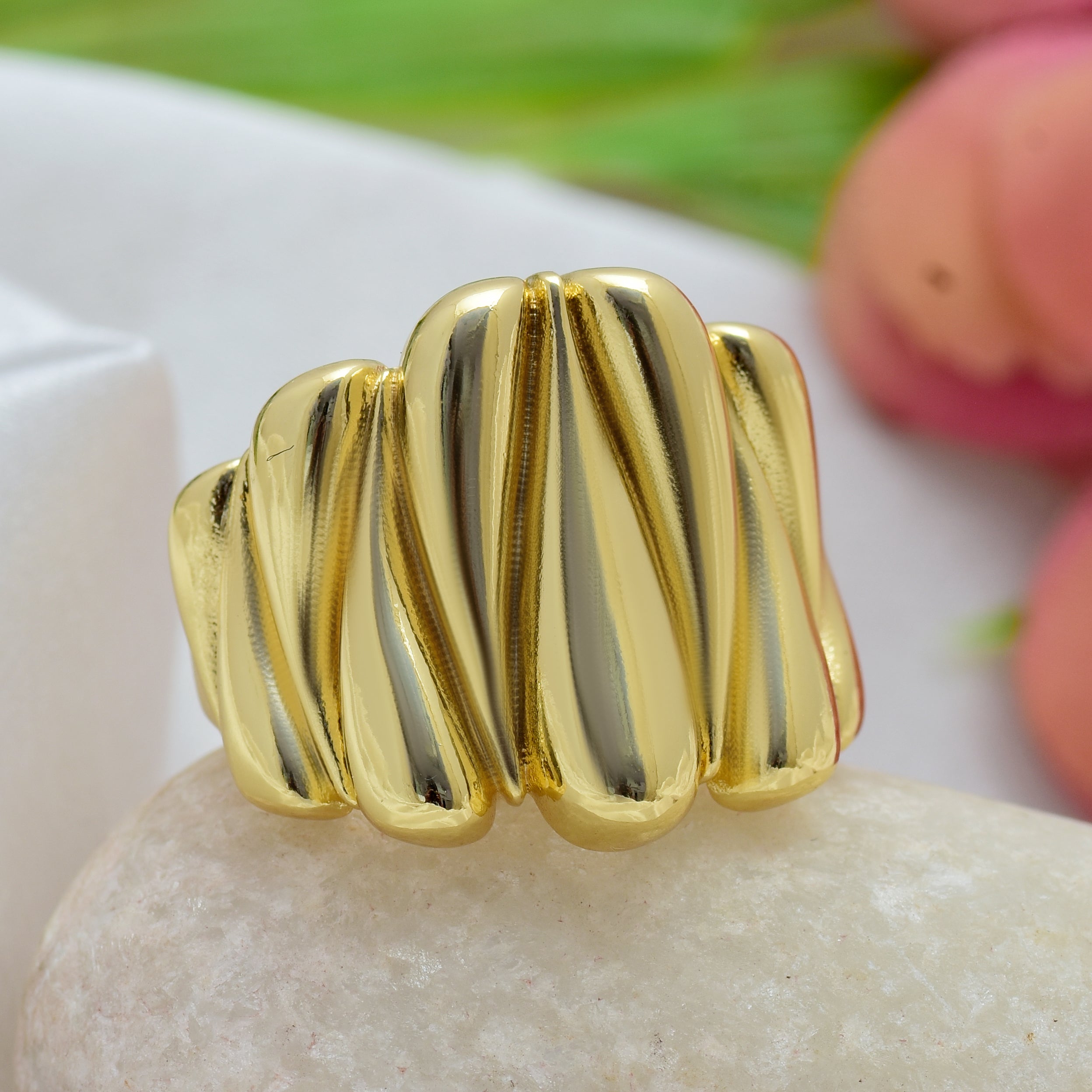 Golden Whimsy Ring | Anti Tarnish