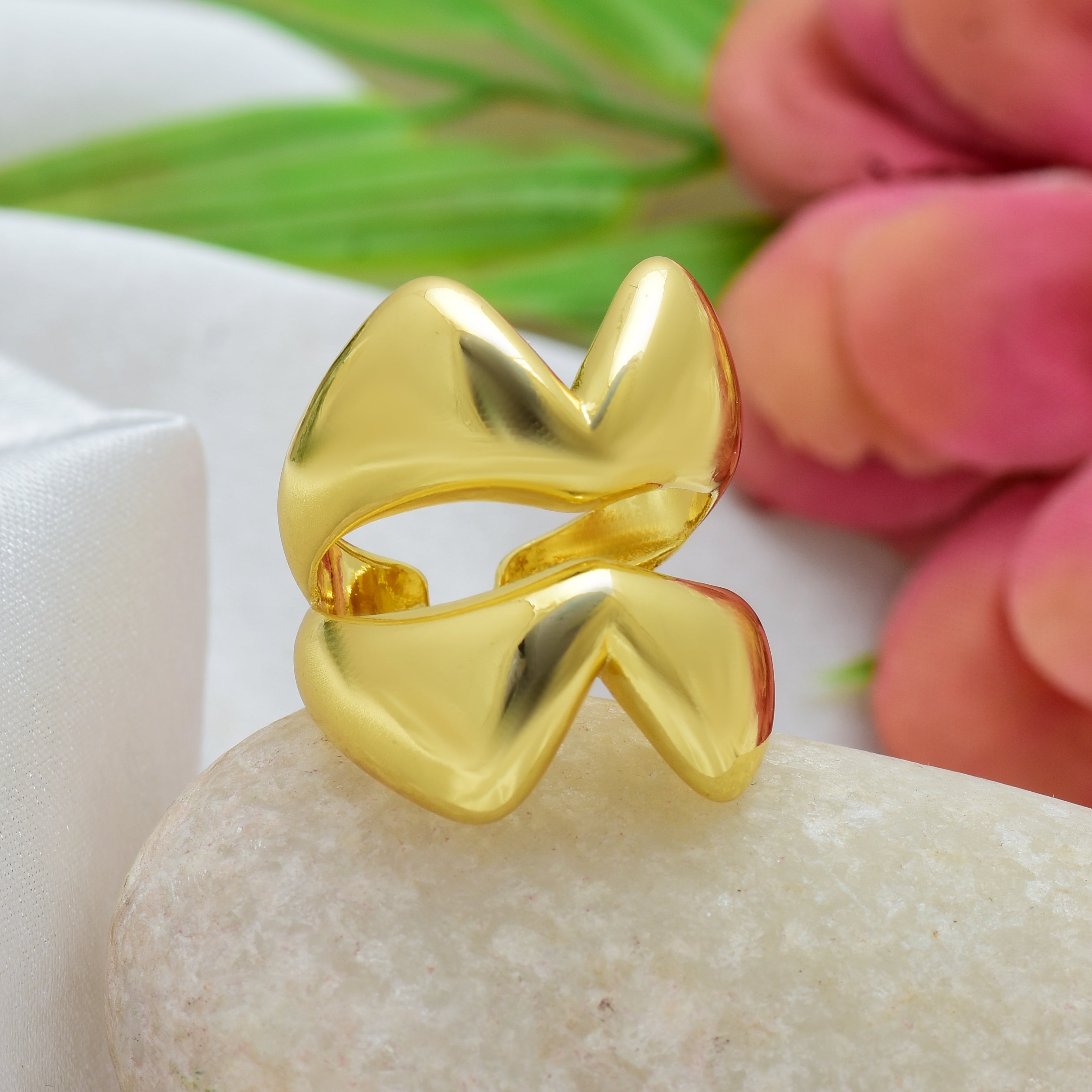 Golden Gala Ring |Anti Tarnish