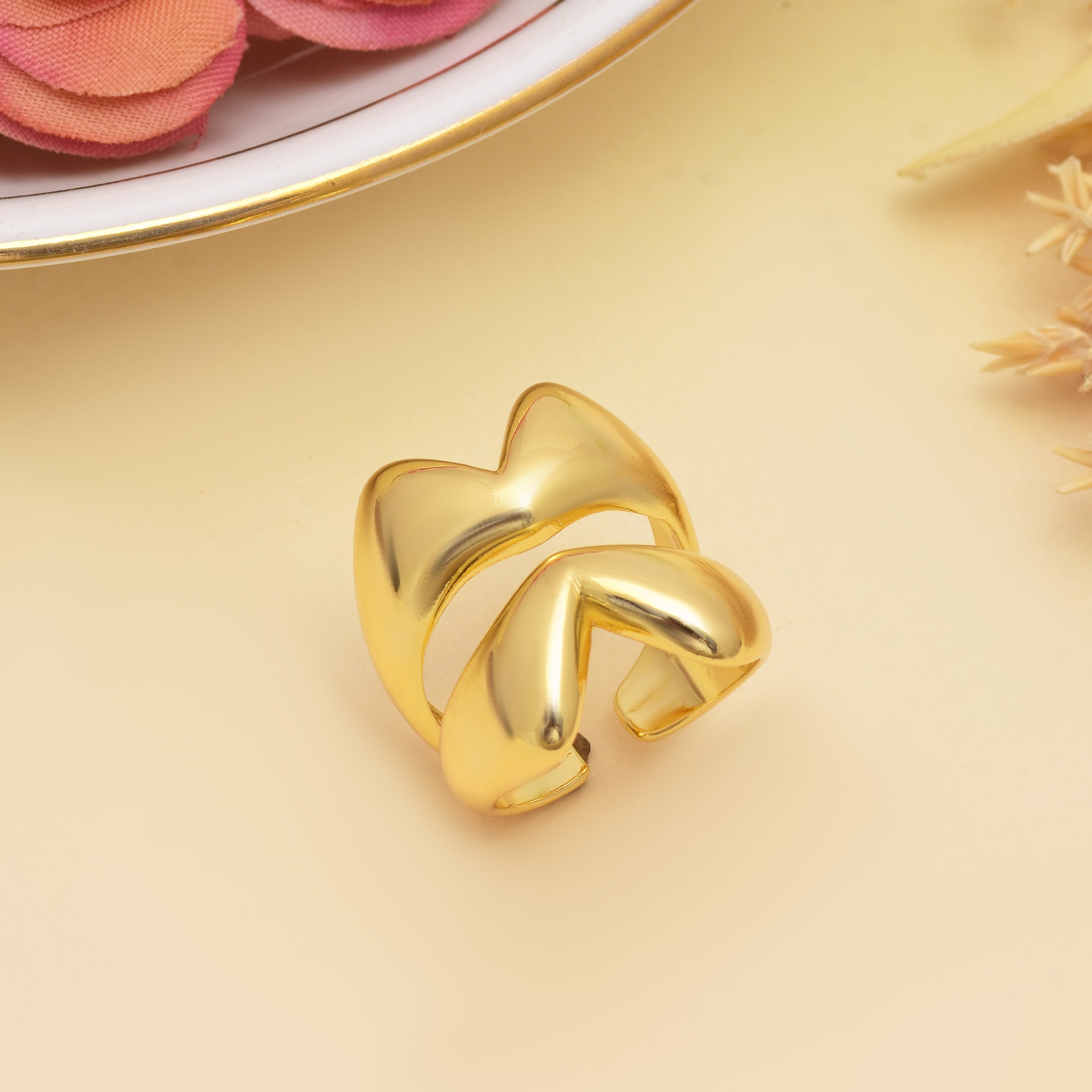 Golden Gala Ring |Anti Tarnish