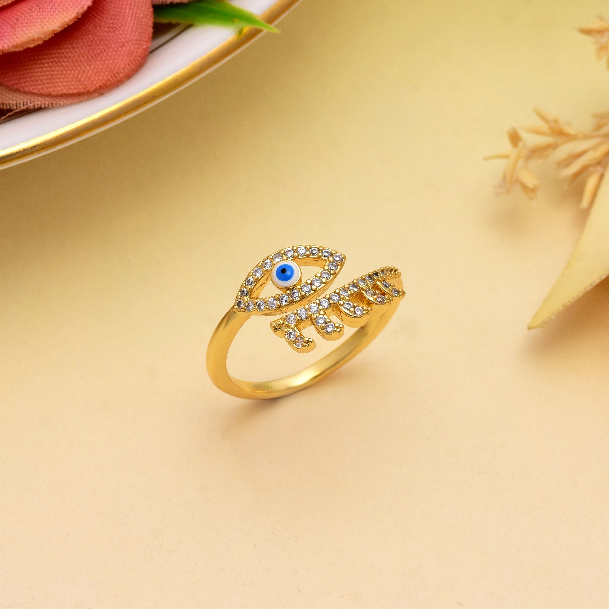 Eye of Elegance Ring | Anti Tarnish