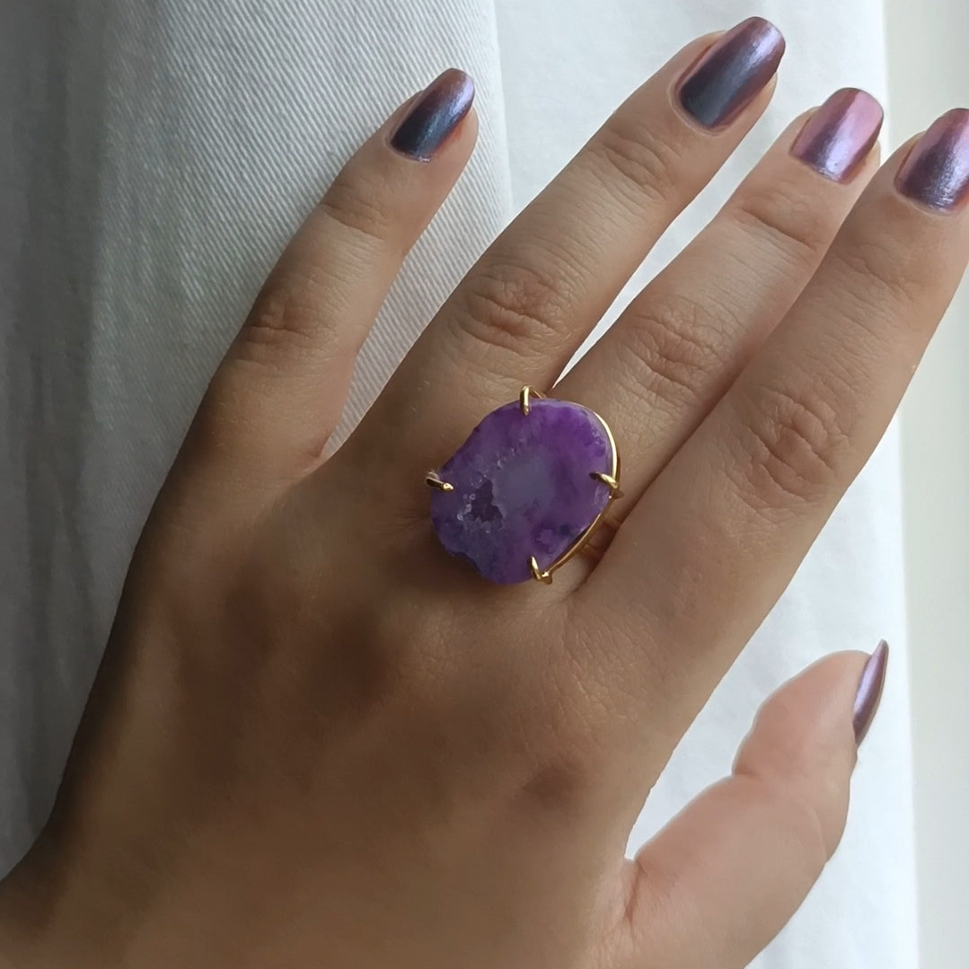 Dazzling Sensation | Open adjustable rings