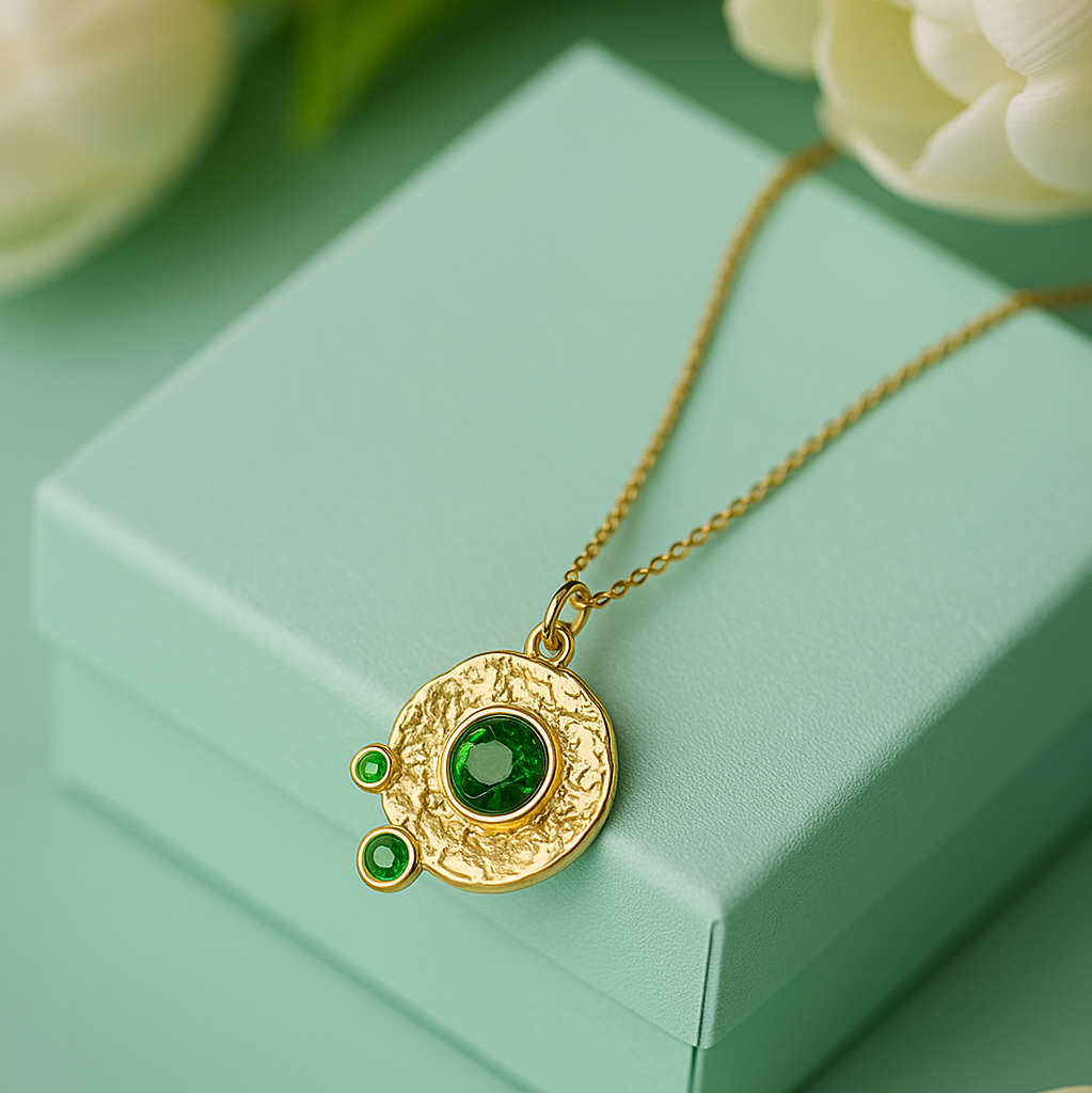 Luxe in Layers | 18KT Gold plated pendant with chain