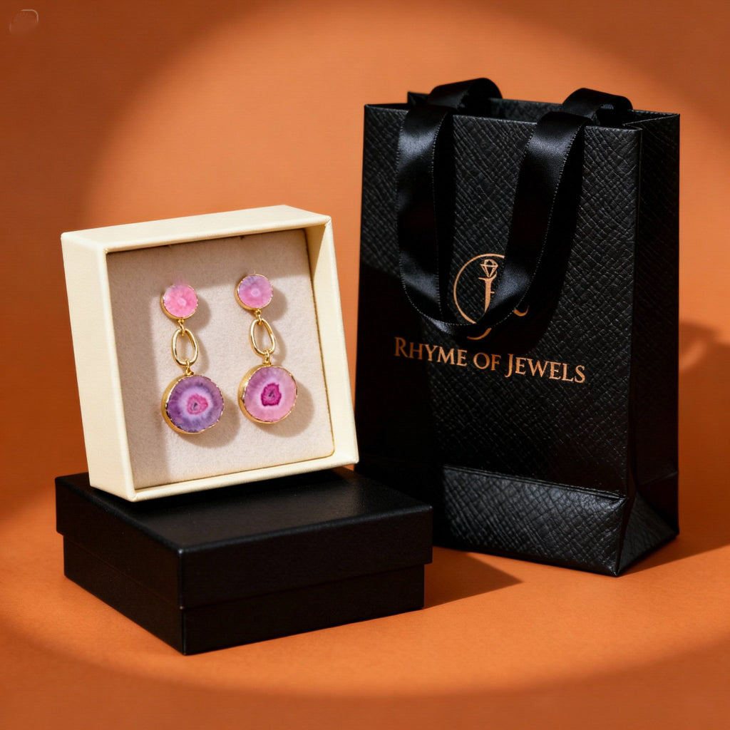 Glimmering Radiance | 18 KT Gold plated earrings