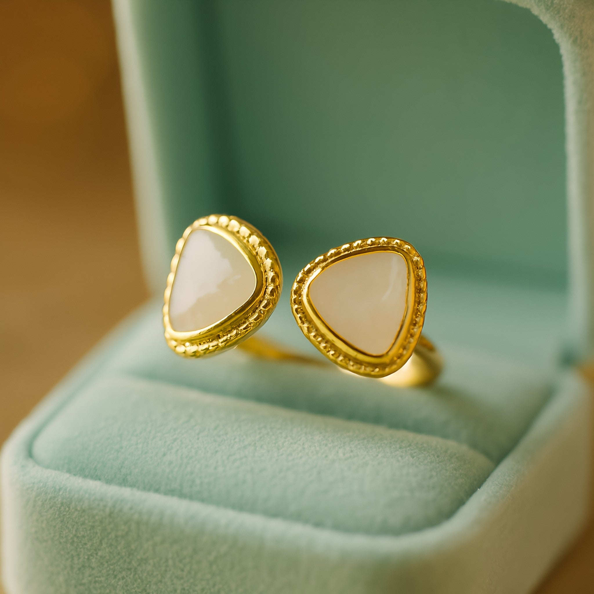 Twin Shine | 18 KT Gold plated ring