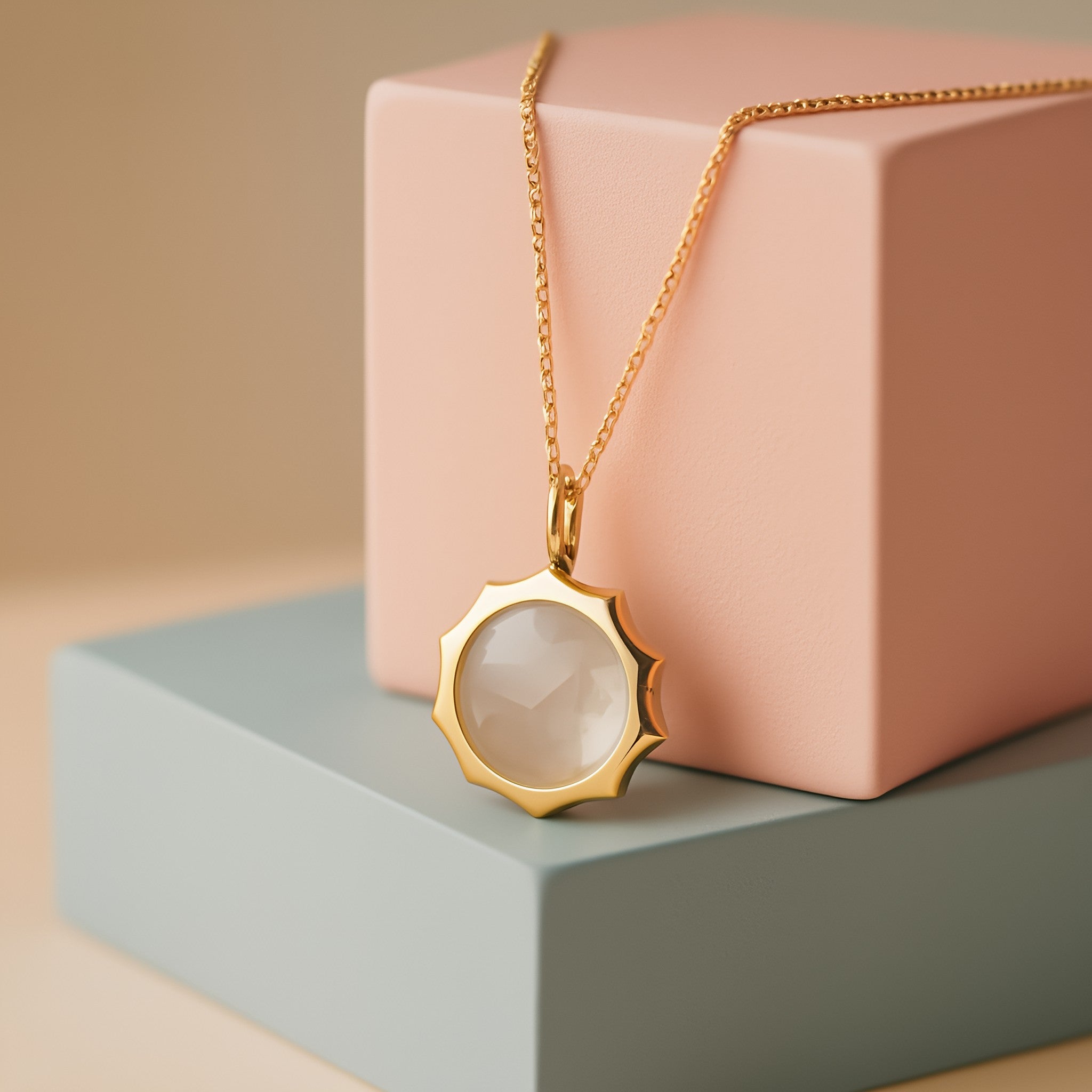 Stellar Hue | 18 KT Gold plated pendant