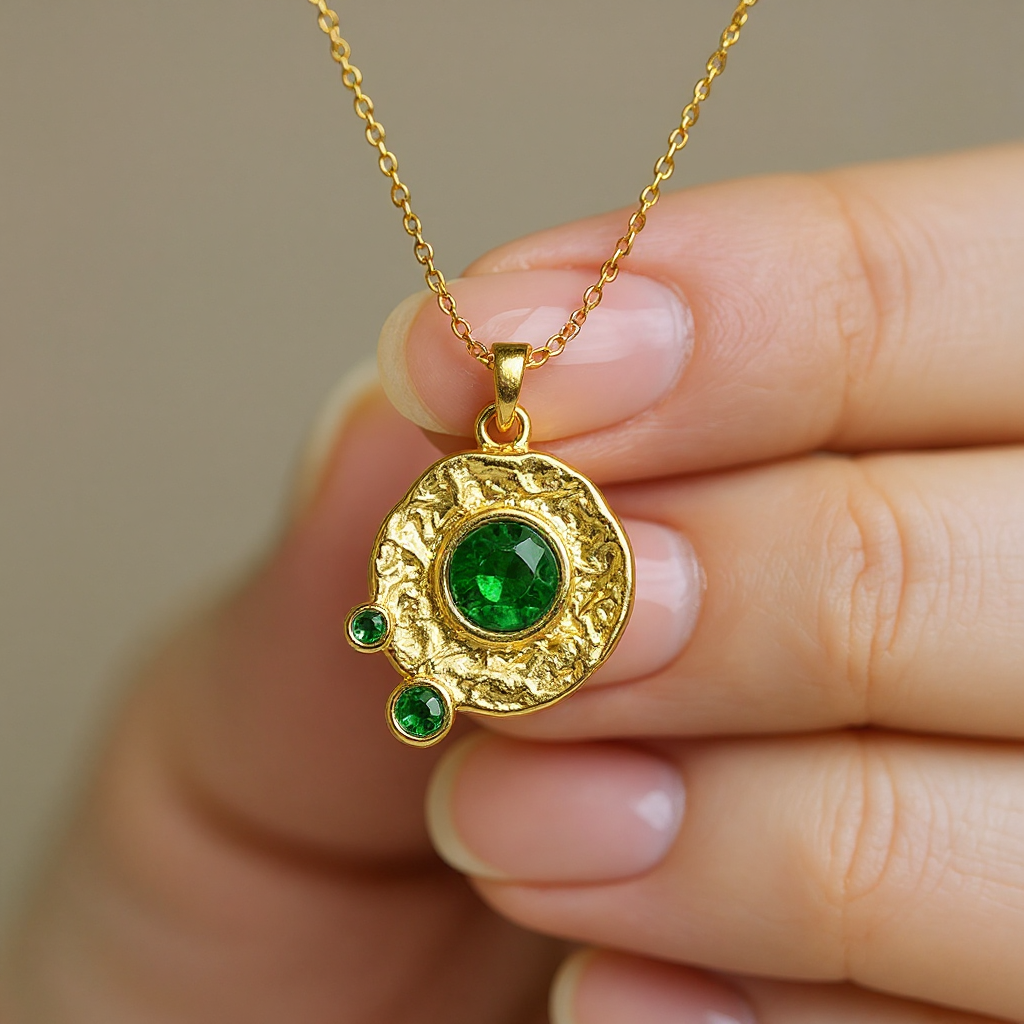 Luxe in Layers | 18KT Gold plated pendant with chain