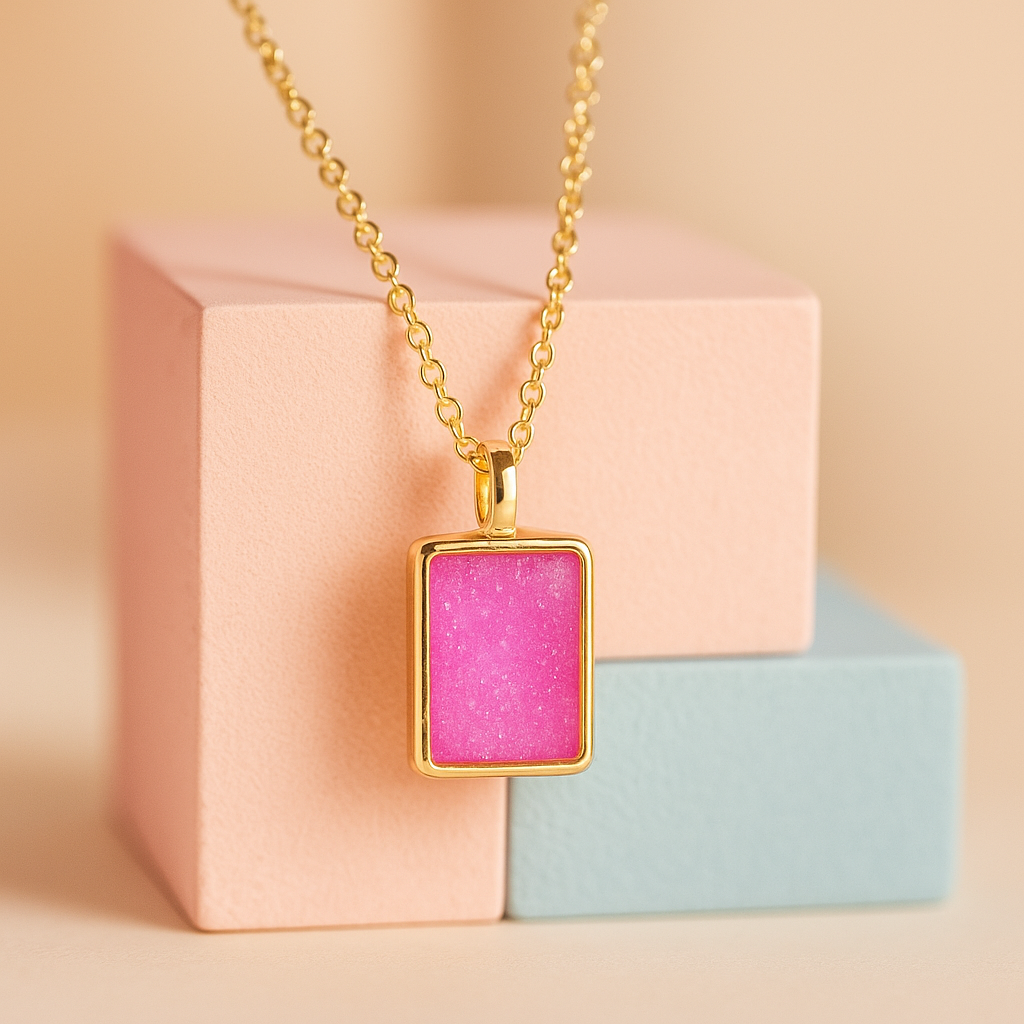 Rose Whisper | 18 KT Gold plated pendant