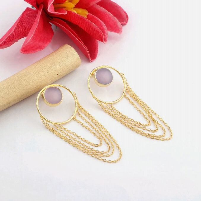 Golden Drift  Hoop Earrings | 18KT Gold Plated