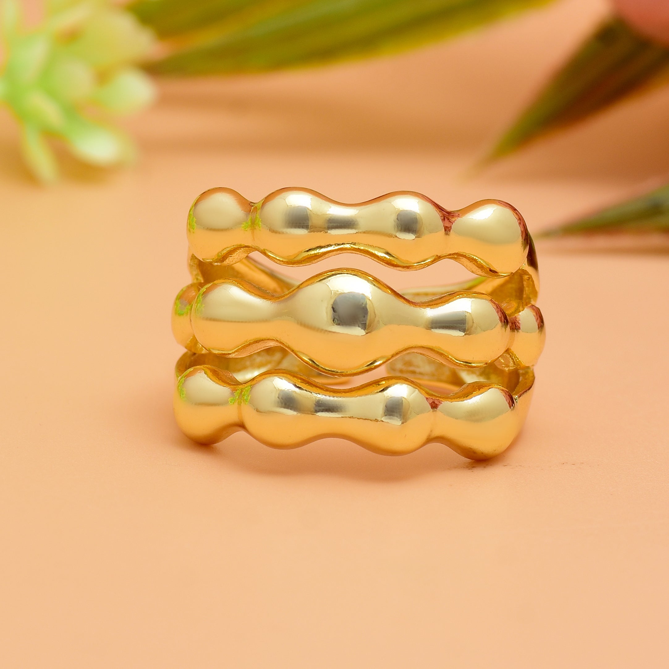 GoldRush Glam Ring | Anti Tarnish