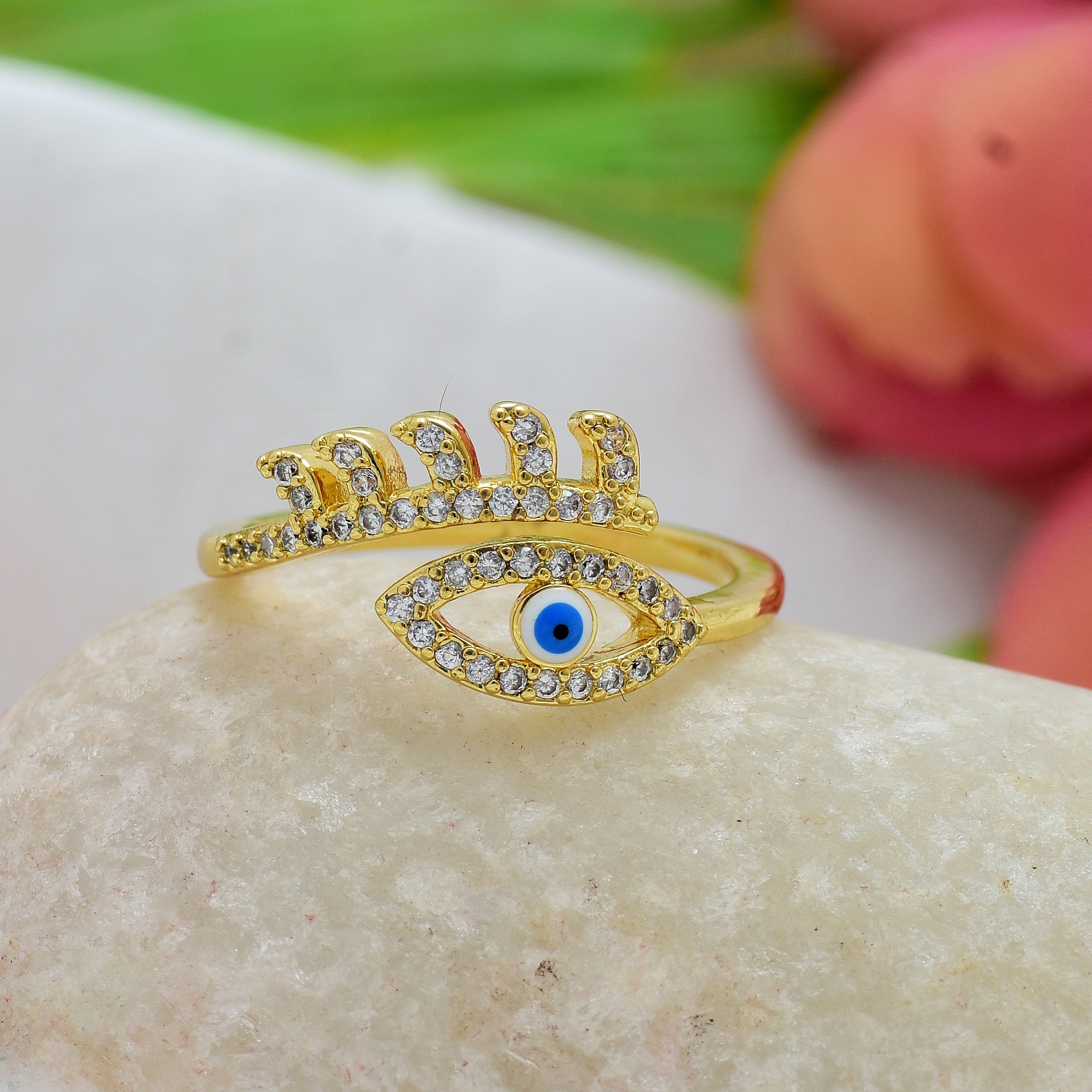 Eye of Elegance Ring | Anti Tarnish