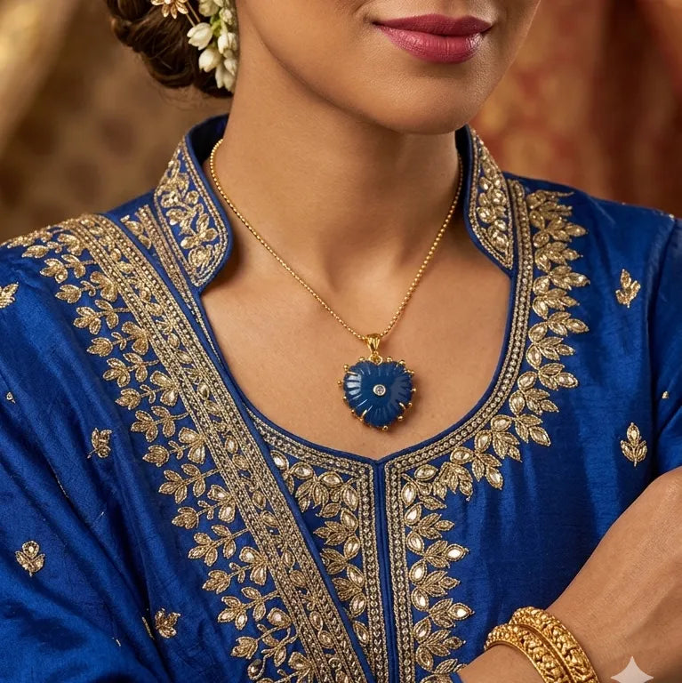 Signature Grace | 18 KT Gold Plated Pendant With Chain