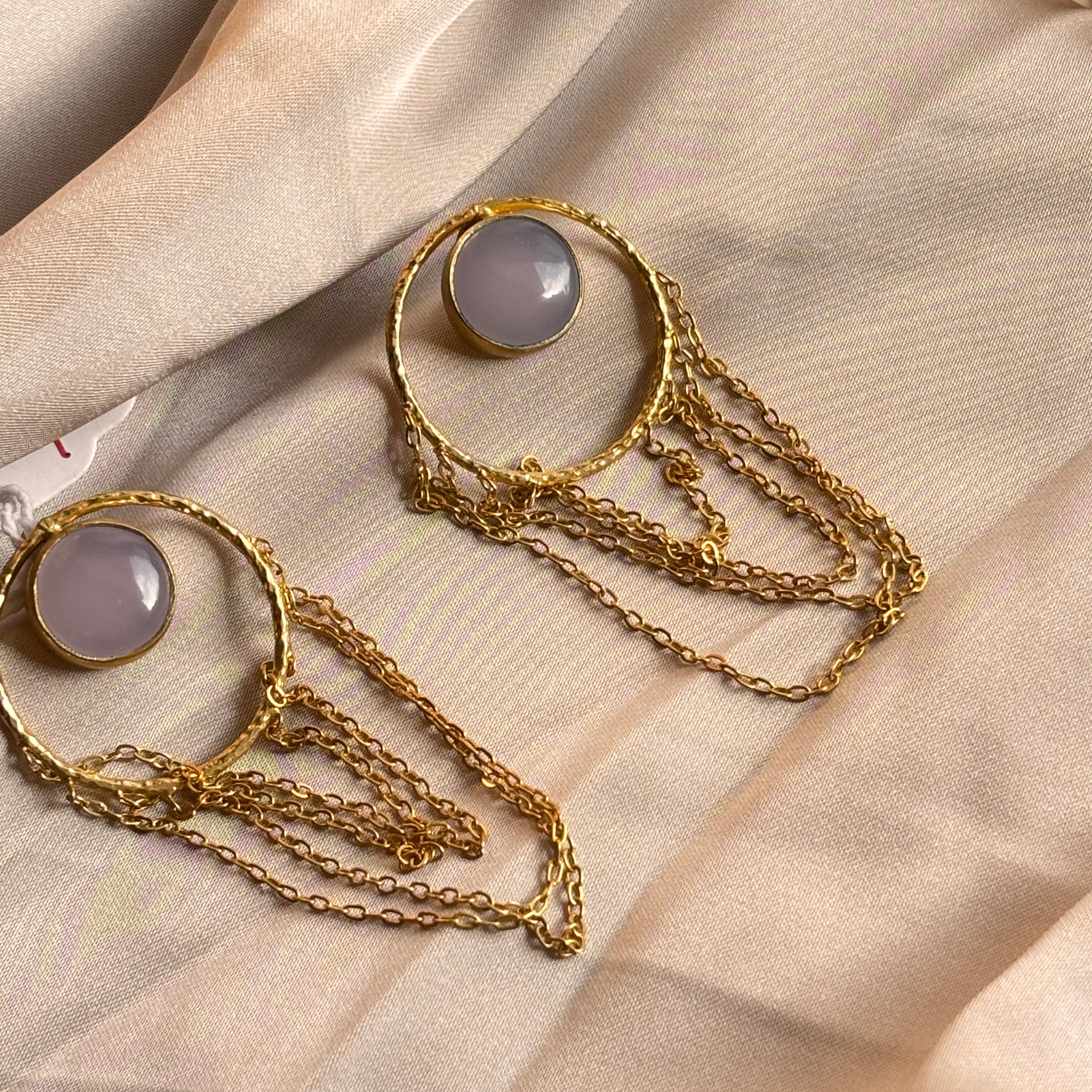 Golden Drift  Hoop Earrings | 18KT Gold Plated