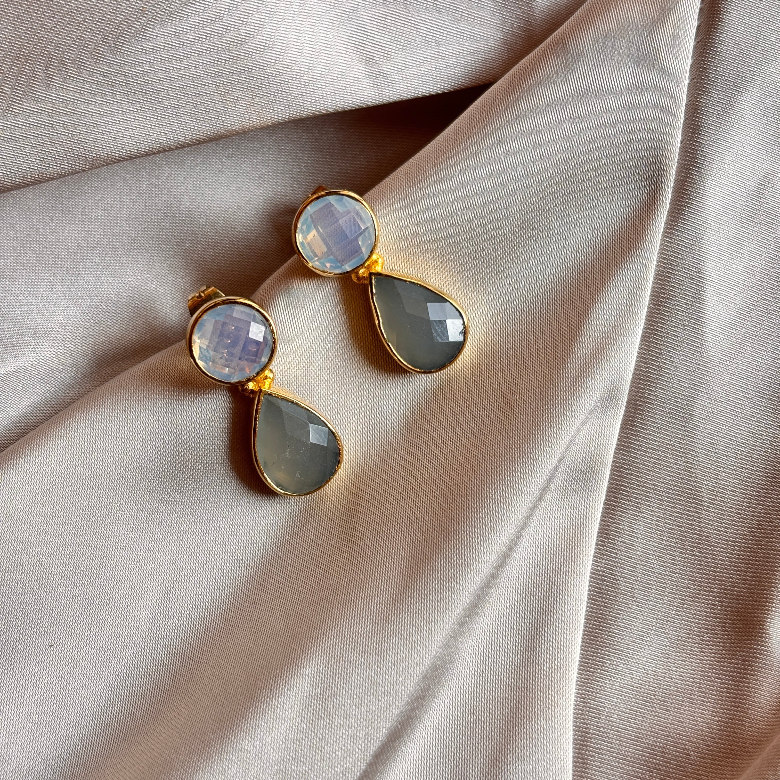 Celestial Teardrop Earrings | 18KT Gold Plated