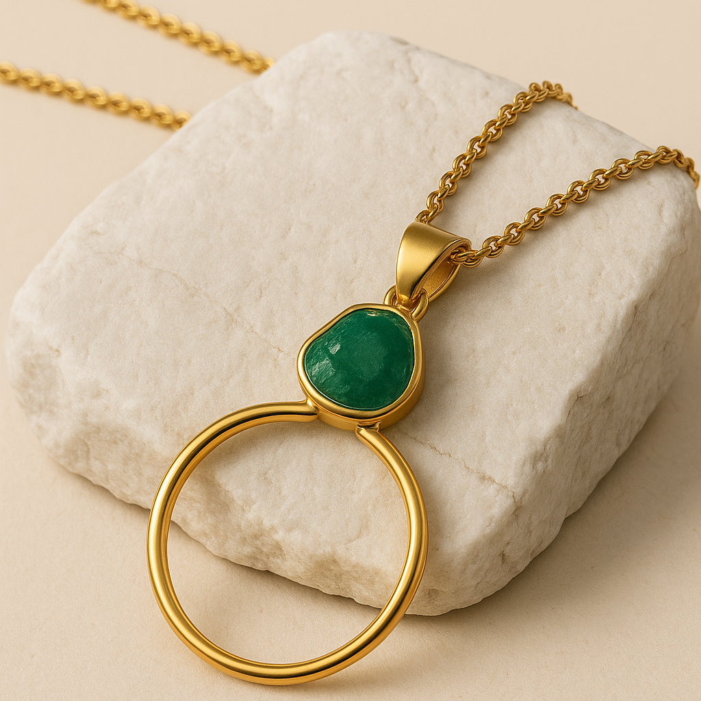 Circle of Grace | 18KT Gold plated pendant with chain