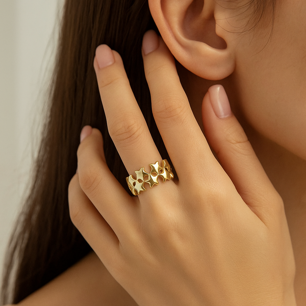 Cleo Star Ring | Anti Tarnish