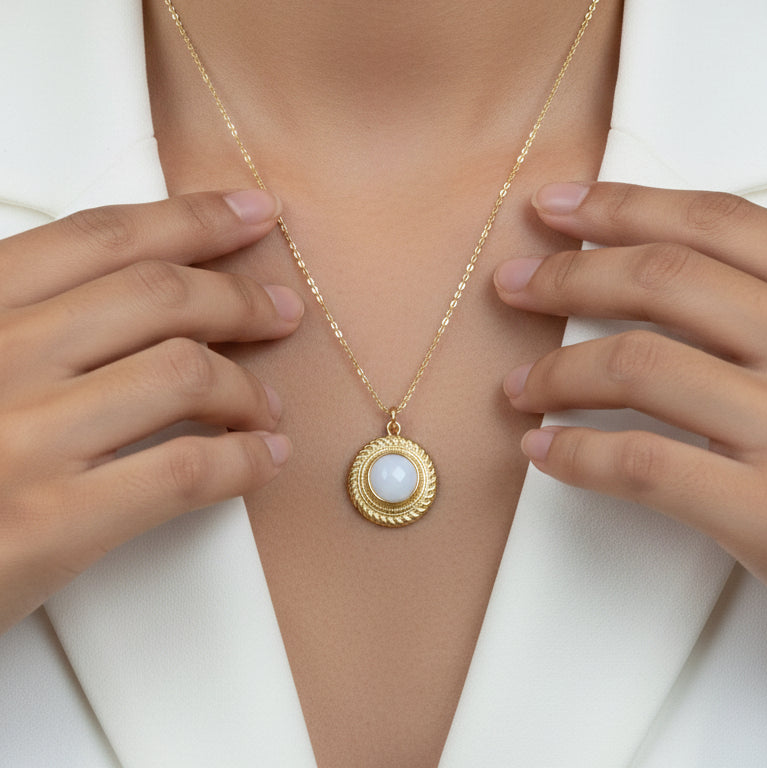 The "Grace" | 18 KT Gold Plated Pendant Necklace